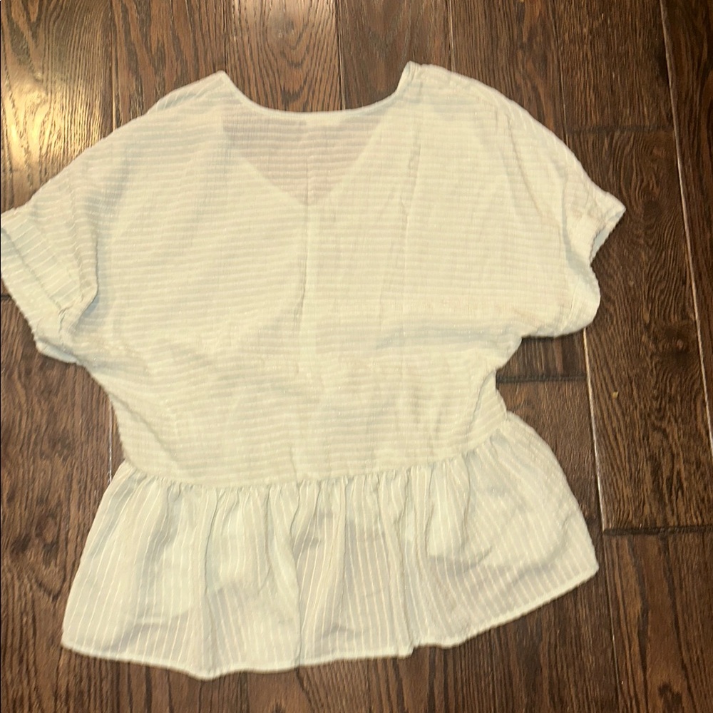 Blu Pepper Women's Light Green babydoll Top size small - Picture 6 of 6
